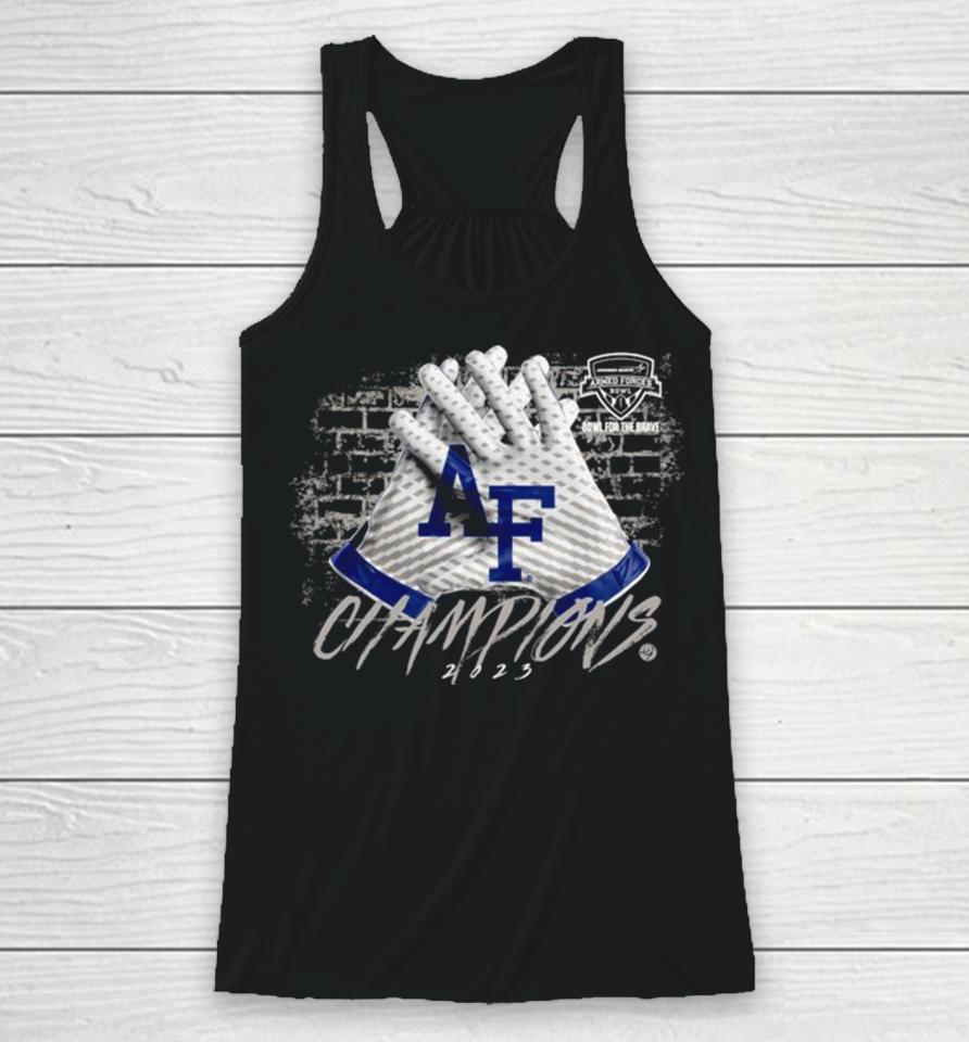 2023 Armed Forces Bowl Champions Air Force Falcons Football Graphic Racerback Tank