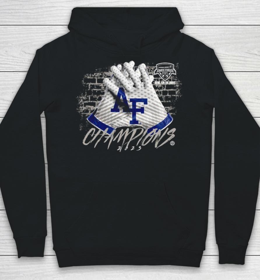 2023 Armed Forces Bowl Champions Air Force Falcons Football Graphic Hoodie