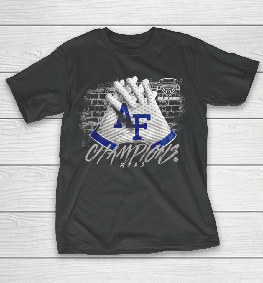2023 Armed Forces Bowl Champions Air Force Falcons Football Graphic T-Shirt