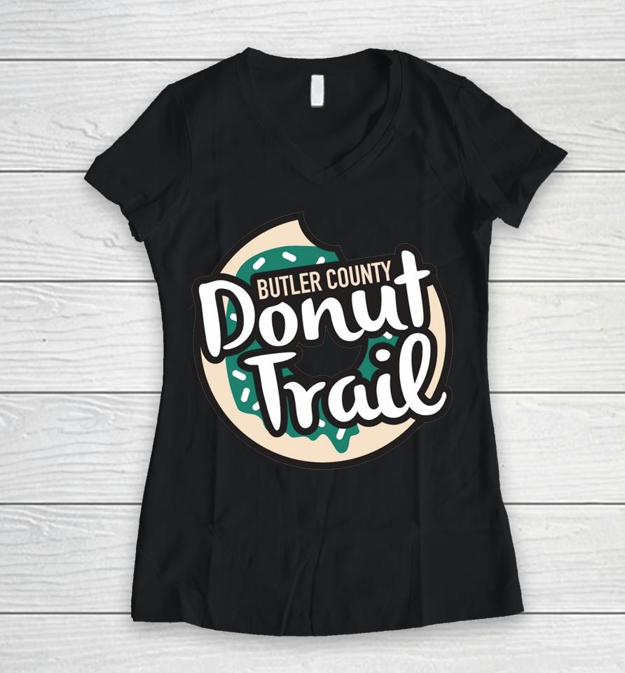 2023 Donut Trail Women V-Neck T-Shirt