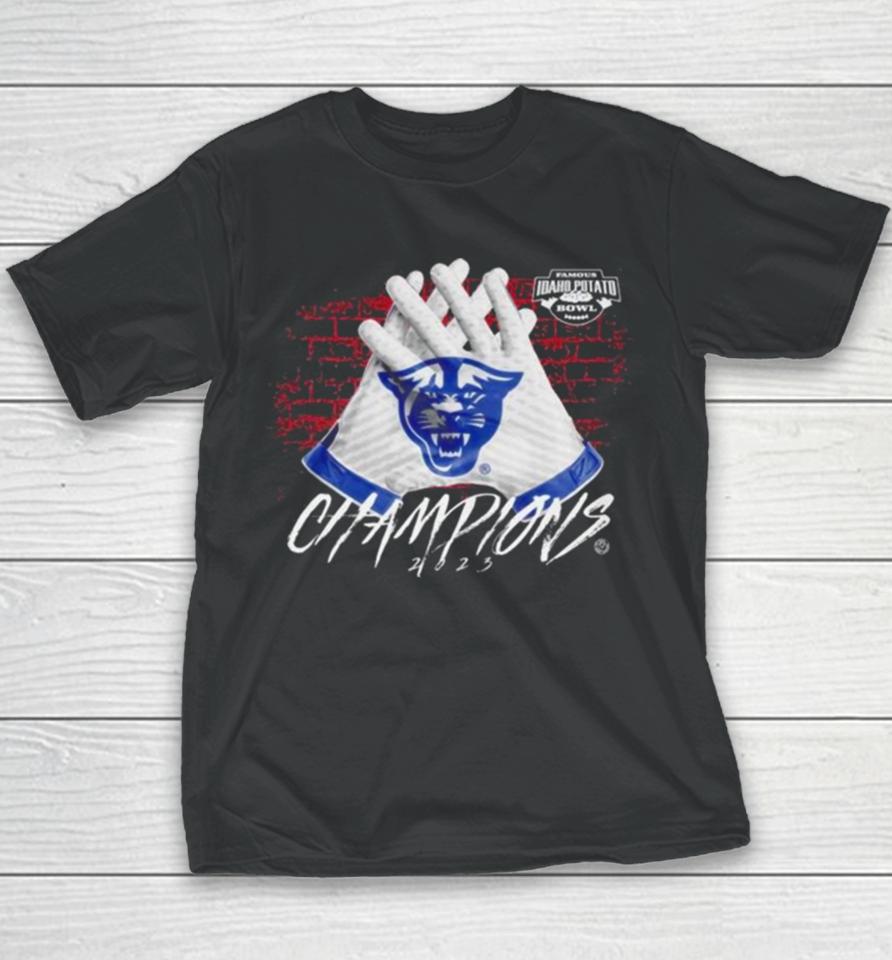 2023 Famous Idaho Potato Bowl Georgia State Champions Youth T-Shirt