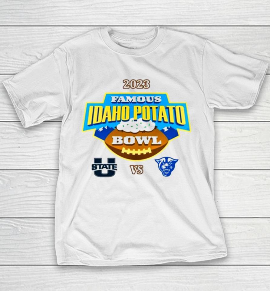 2023 Famous Idaho Potato Bowl Utah State Vs Georgia State Youth T-Shirt