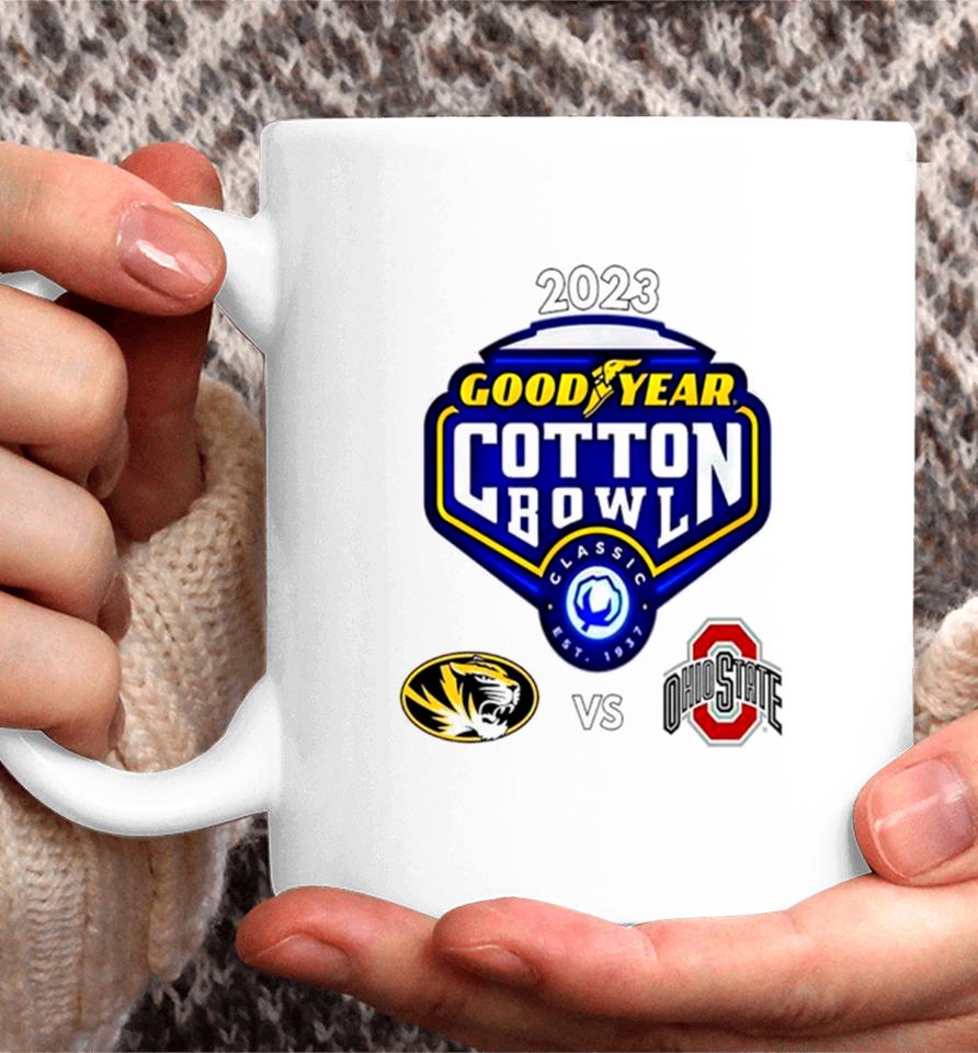 2023 Good Year Bowl Classic Est 1937 Missouri Tiger Vs Ohio State Coffee Mug