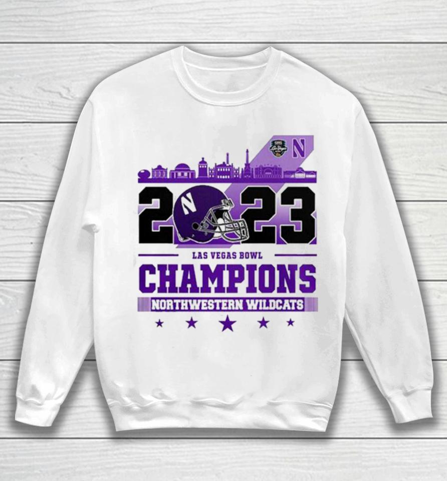 2023 Las Vegas Bowl Northwestern Wildcats Sweatshirt