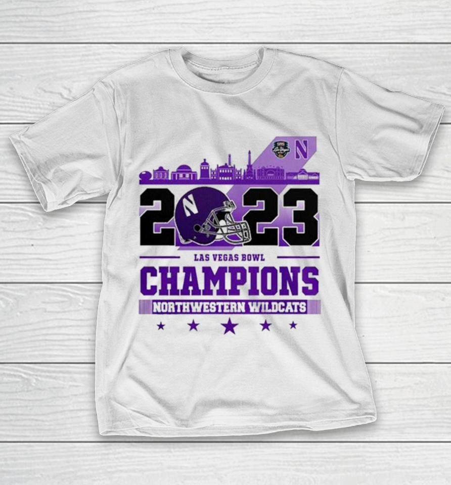 2023 Las Vegas Bowl Northwestern Wildcats T-Shirt
