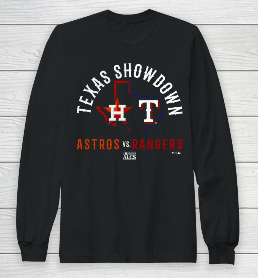 2023 Mlb Playoffs Alcs Houston Astros Vs Texas Rangers Long Sleeve T-Shirt