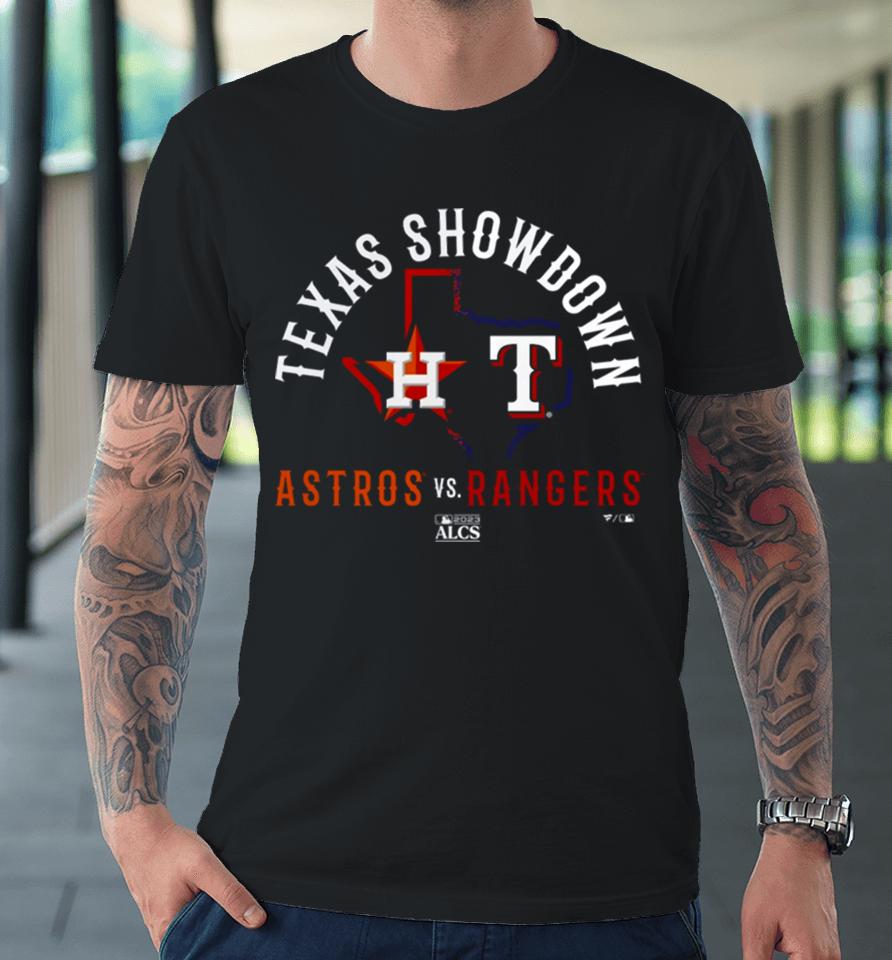 2023 Mlb Playoffs Alcs Houston Astros Vs Texas Rangers Premium T-Shirt