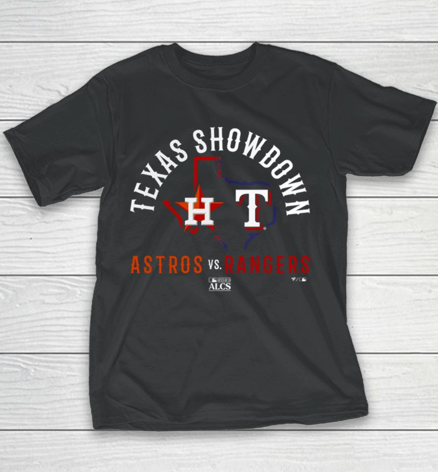 2023 Mlb Playoffs Alcs Houston Astros Vs Texas Rangers Youth T-Shirt