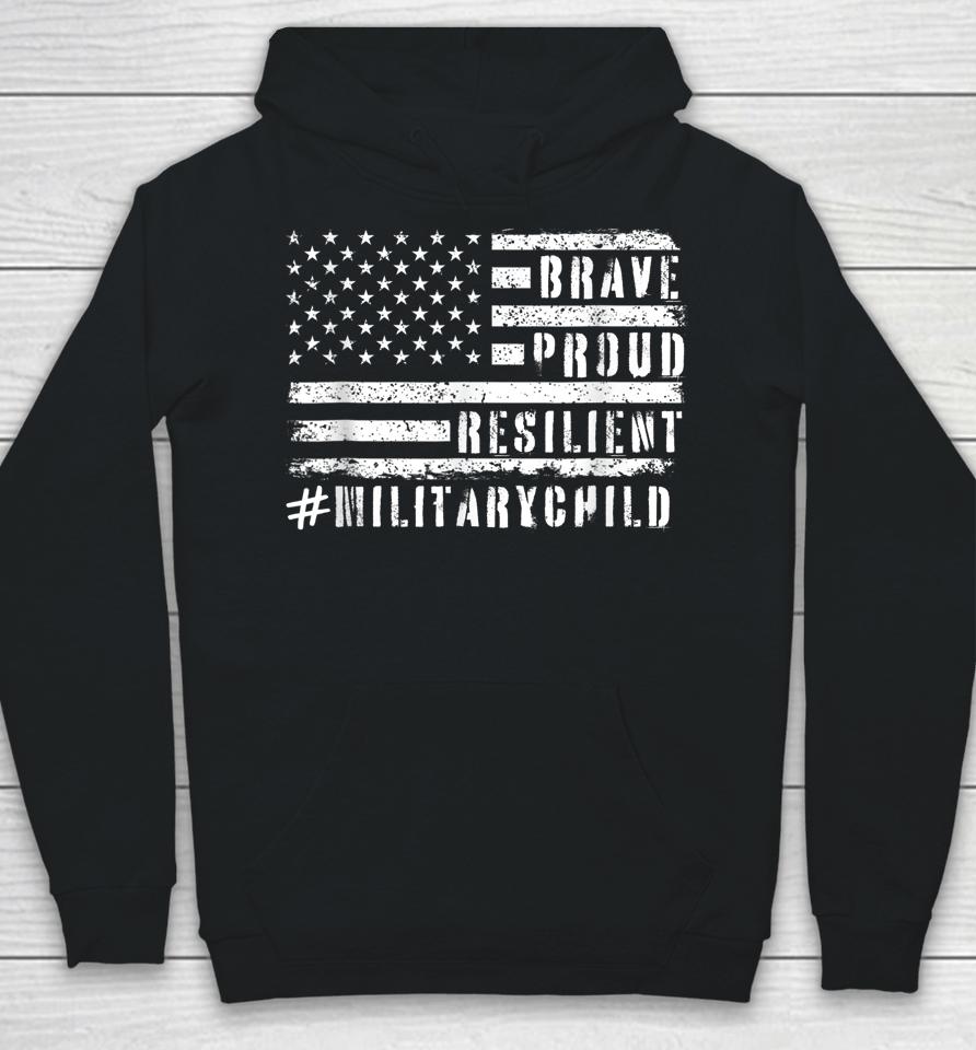 2023 Month Military Kids Military Child Adult Purple Up Hoodie