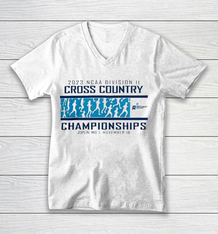 2023 Ncaa Division Ii Cross Country Championships Joplin Mo November 18 T Unisex V-Neck T-Shirt