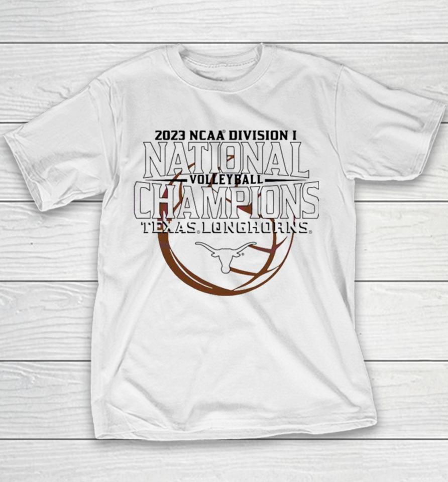 2023 Ncaa Division National Champions Texas Longhorn Volleyball Youth T-Shirt