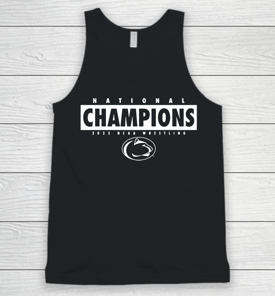 2023 Ncaa Penn State Nittany Lions Wrestling National Champions Unisex Tank Top