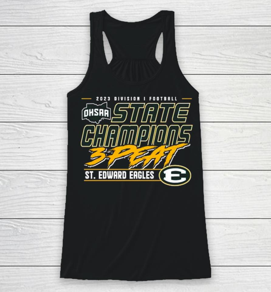 2023 Ohsaa Football Division I 3 Time State Champions St. Edward Eagles Racerback Tank