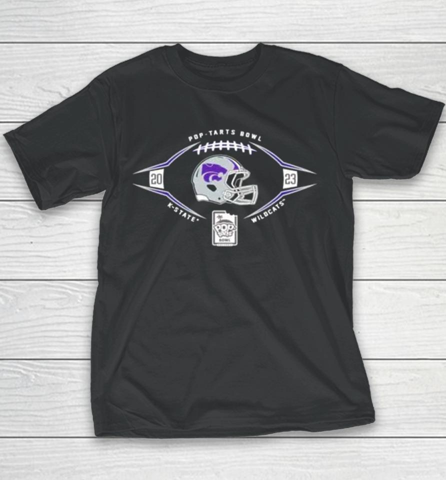 2023 Pop Tarts Bowl Kansas State Wildcats Helmet Youth T-Shirt