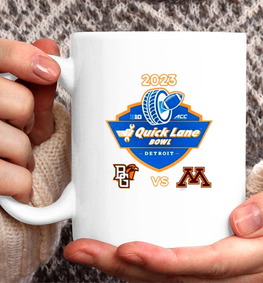 2023 Quick Lane Bowl Bowling Green Falcons Vs Minnesota Golden Gophers Matchup Coffee Mug