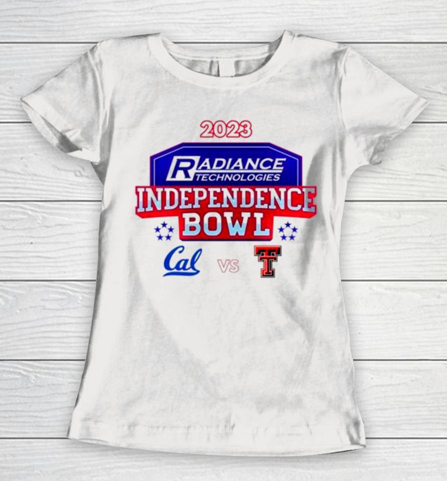 2023 Radiance Technologies Independence Bowl California Vs Texas Tech Women T-Shirt
