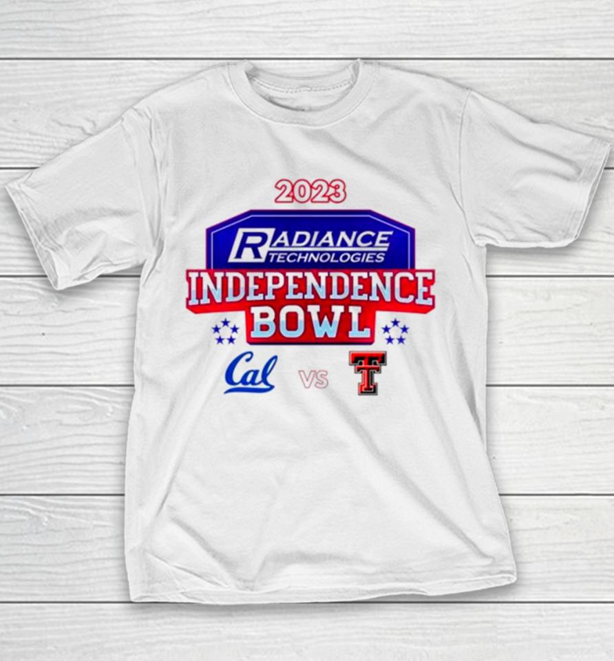 2023 Radiance Technologies Independence Bowl California Vs Texas Tech Youth T-Shirt