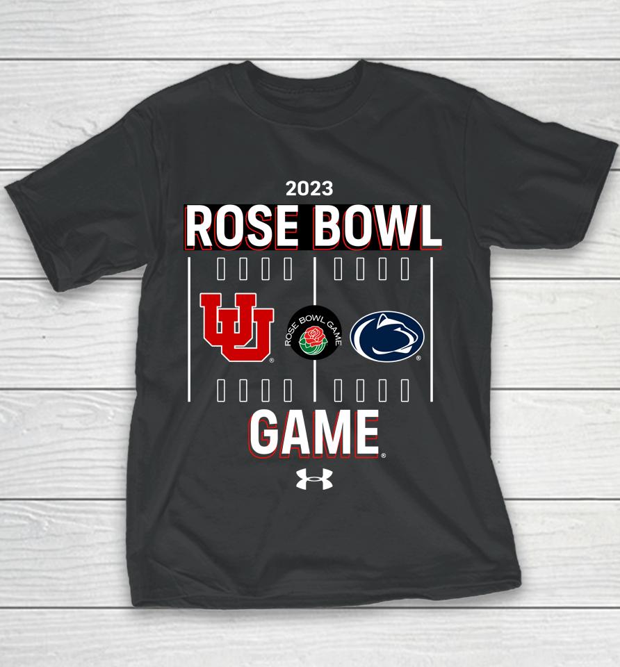 2023 Rose Bowl Game Utah Vs Penn State Youth T-Shirt