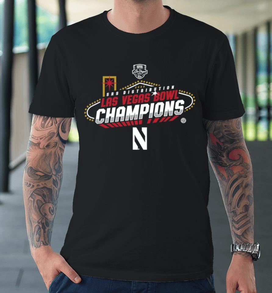 2023 Srs Distribution Las Vegas Bowl Northwestern Wildcats Champions Premium T-Shirt
