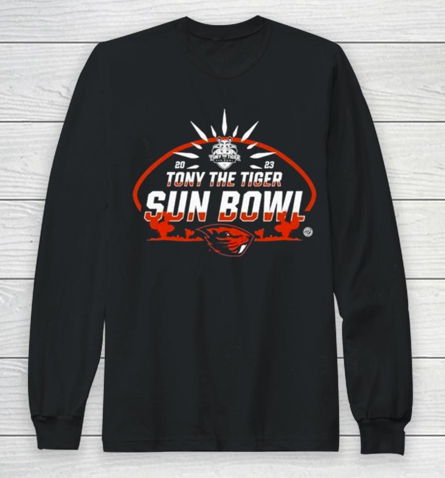 2023 Tony The Tiger Sun Bowl Oregon State Beavers Logo Long Sleeve T-Shirt