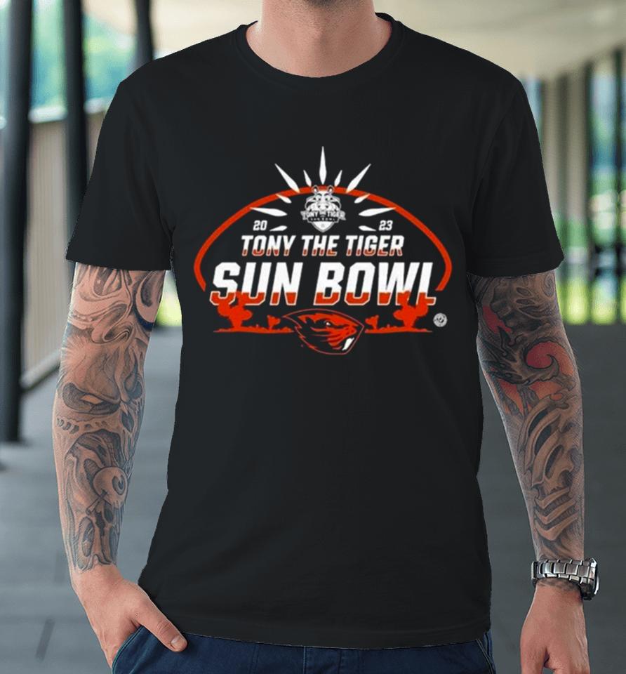 2023 Tony The Tiger Sun Bowl Oregon State Beavers Logo Premium T-Shirt