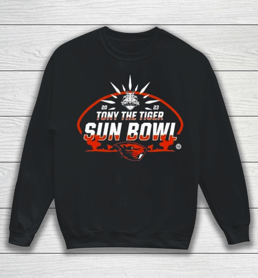 2023 Tony The Tiger Sun Bowl Oregon State Beavers Logo Sweatshirt