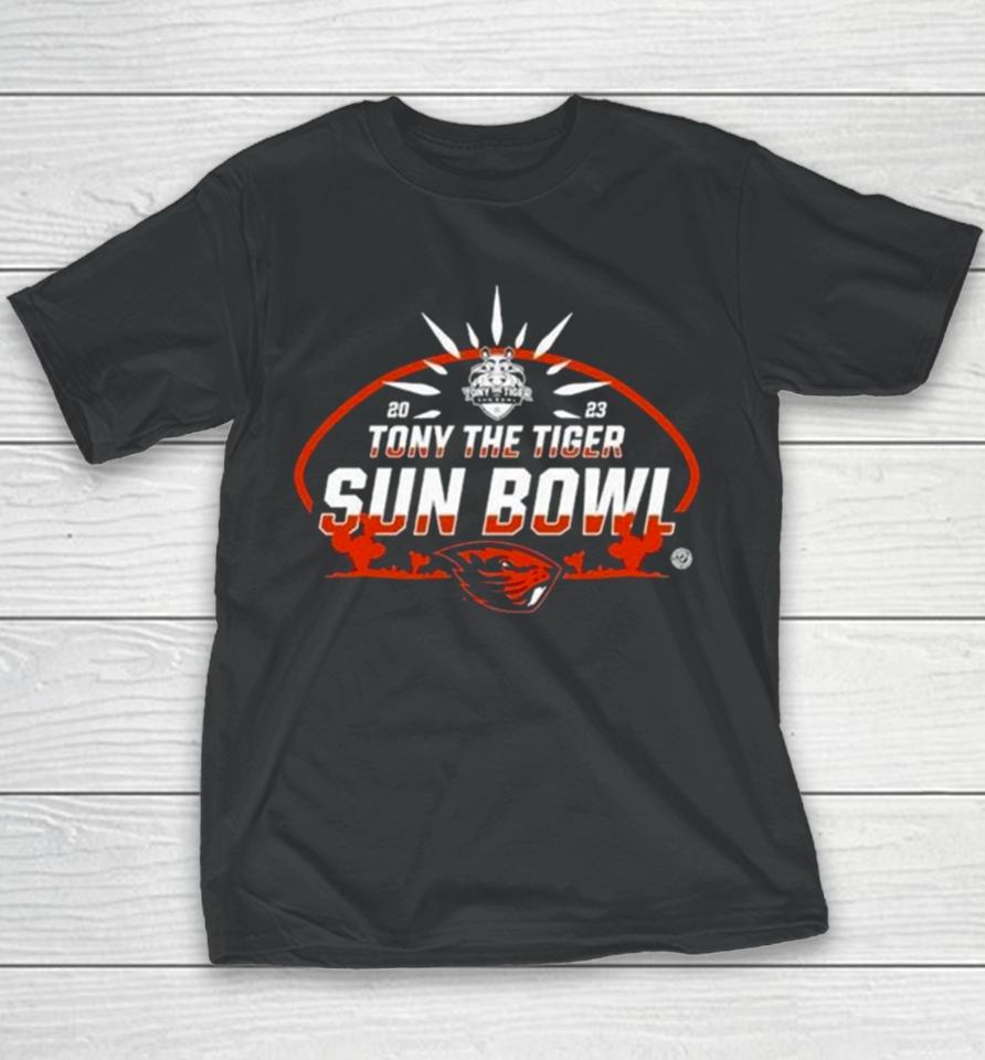 2023 Tony The Tiger Sun Bowl Oregon State Beavers Logo Youth T-Shirt