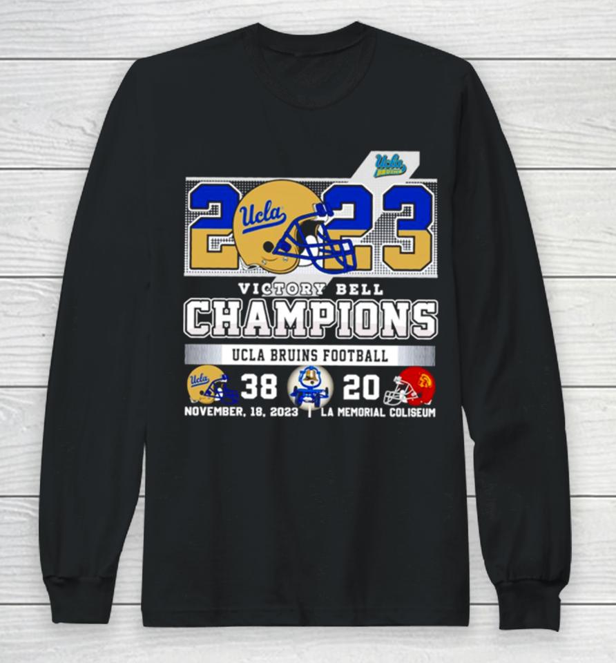 2023 Victory Bell Champions Ucla Bruins Football Long Sleeve T-Shirt
