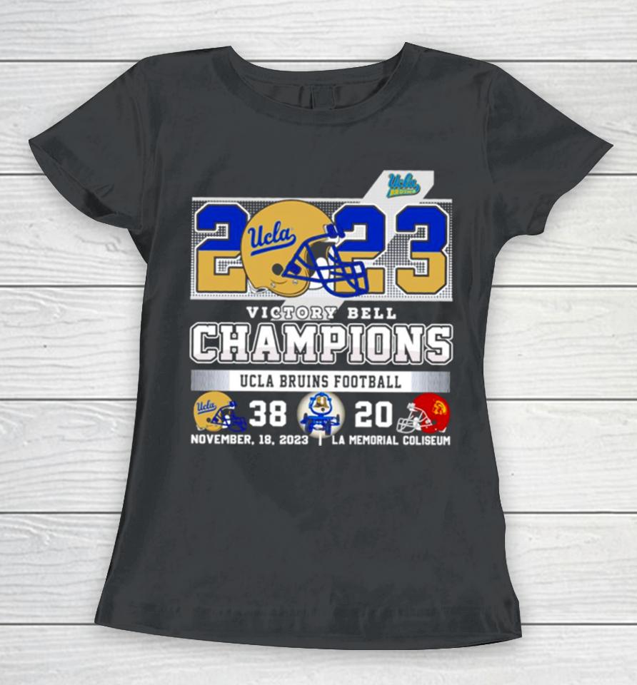 2023 Victory Bell Champions Ucla Bruins Football Women T-Shirt