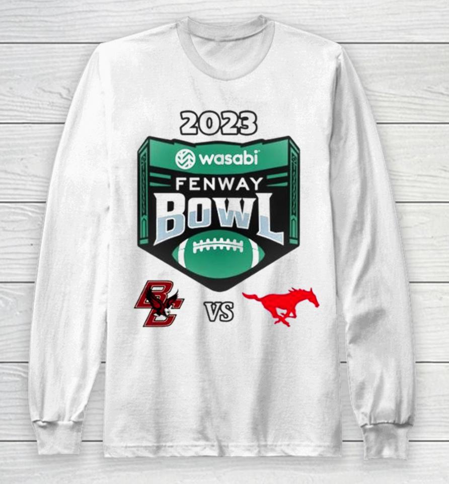 2023 Wasabi Fenway Bowl Boston College Vs Smu Mustangs Matchup Long Sleeve T-Shirt