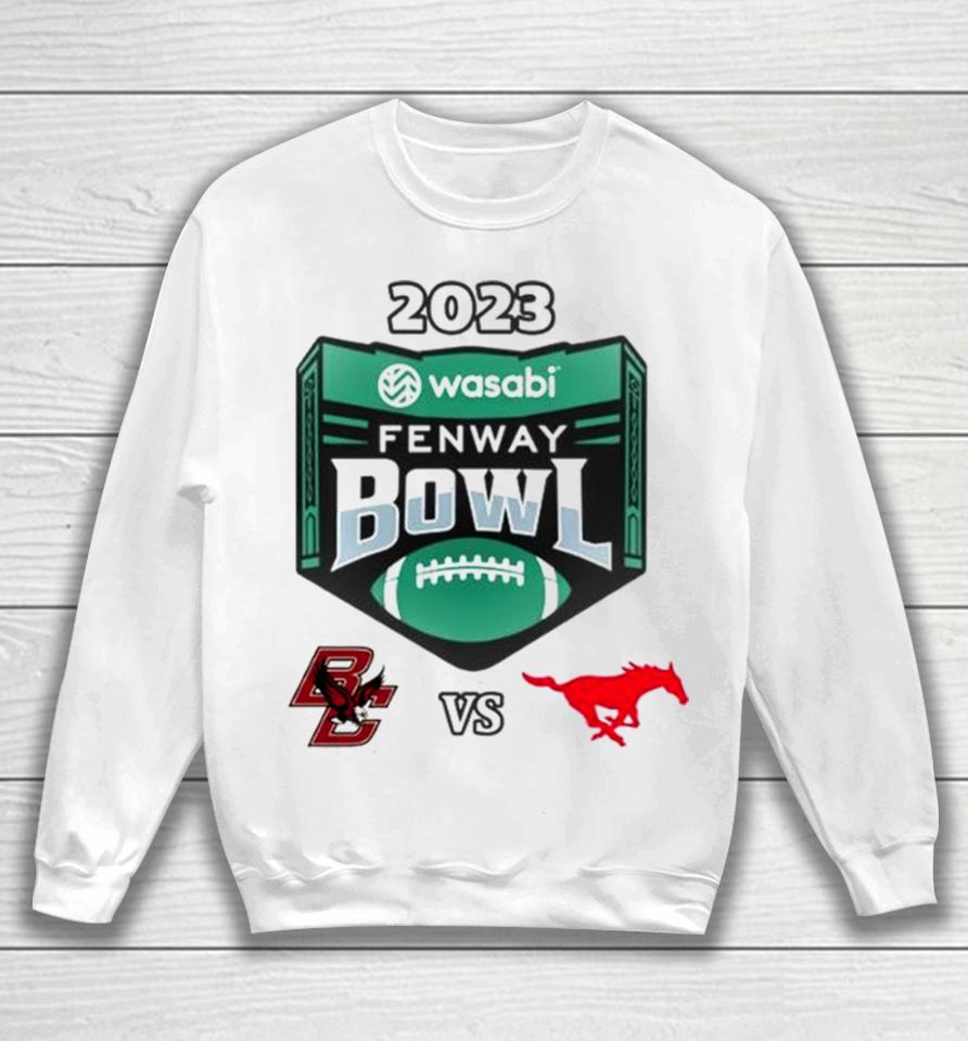 2023 Wasabi Fenway Bowl Boston College Vs Smu Mustangs Matchup Sweatshirt