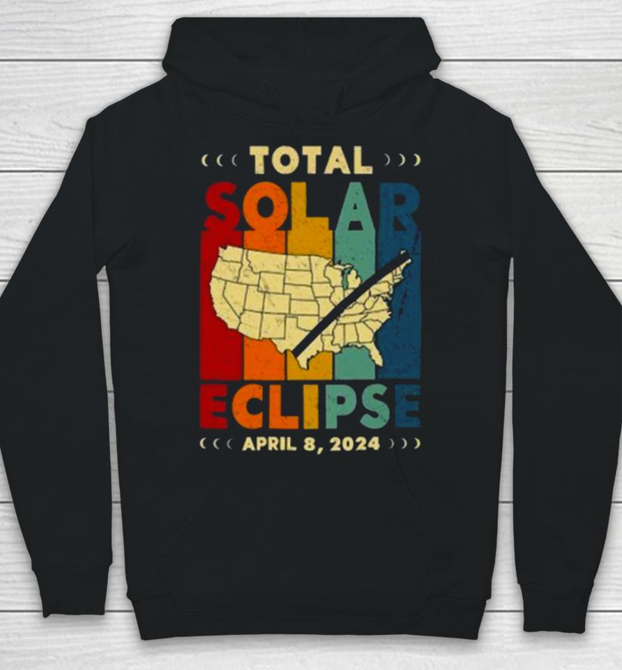 2024 America Path Of Totality April 8Th 2024 Total Solar Eclipse Matching Family Hoodie
