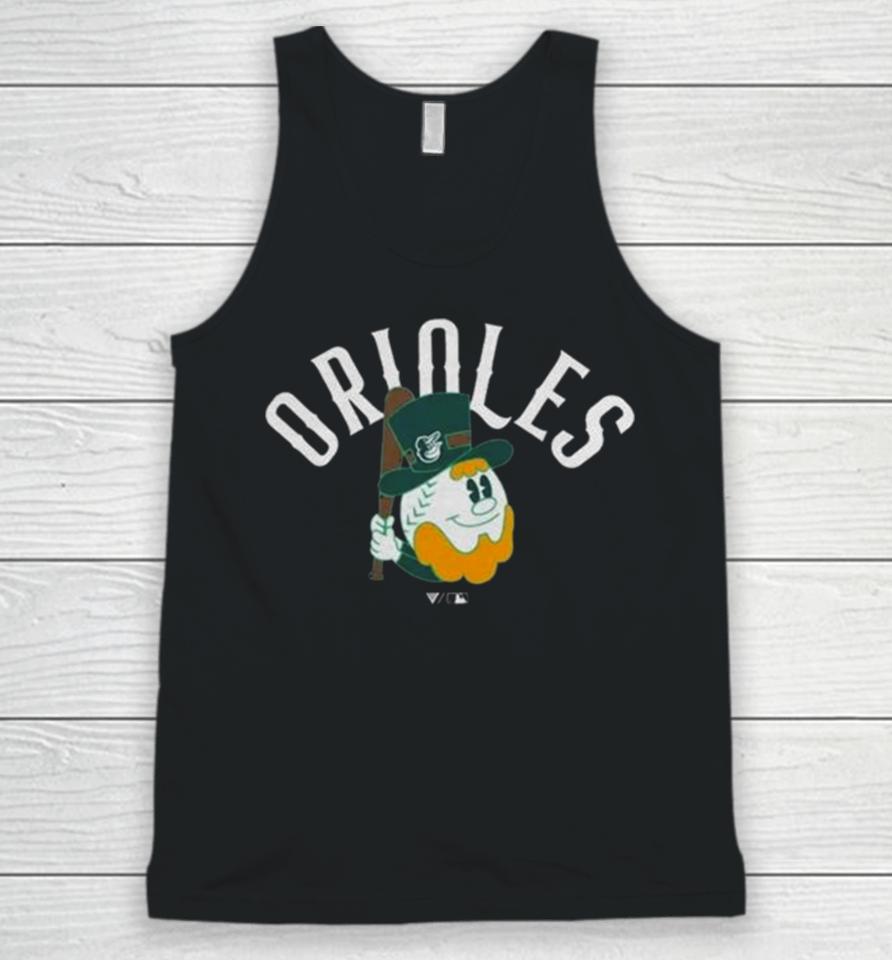 2024 Baltimore Orioles Levelwear Green St. Patrick’s Day Unisex Tank Top