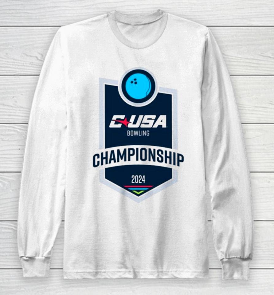 2024 Conference Usa Bowling Championship Logo Long Sleeve T-Shirt