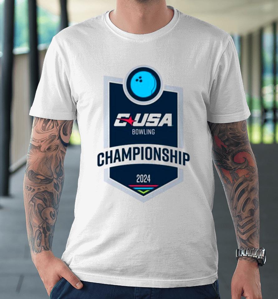 2024 Conference Usa Bowling Championship Logo Premium T-Shirt