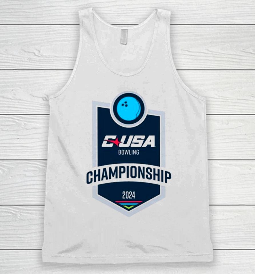 2024 Conference Usa Bowling Championship Logo Unisex Tank Top