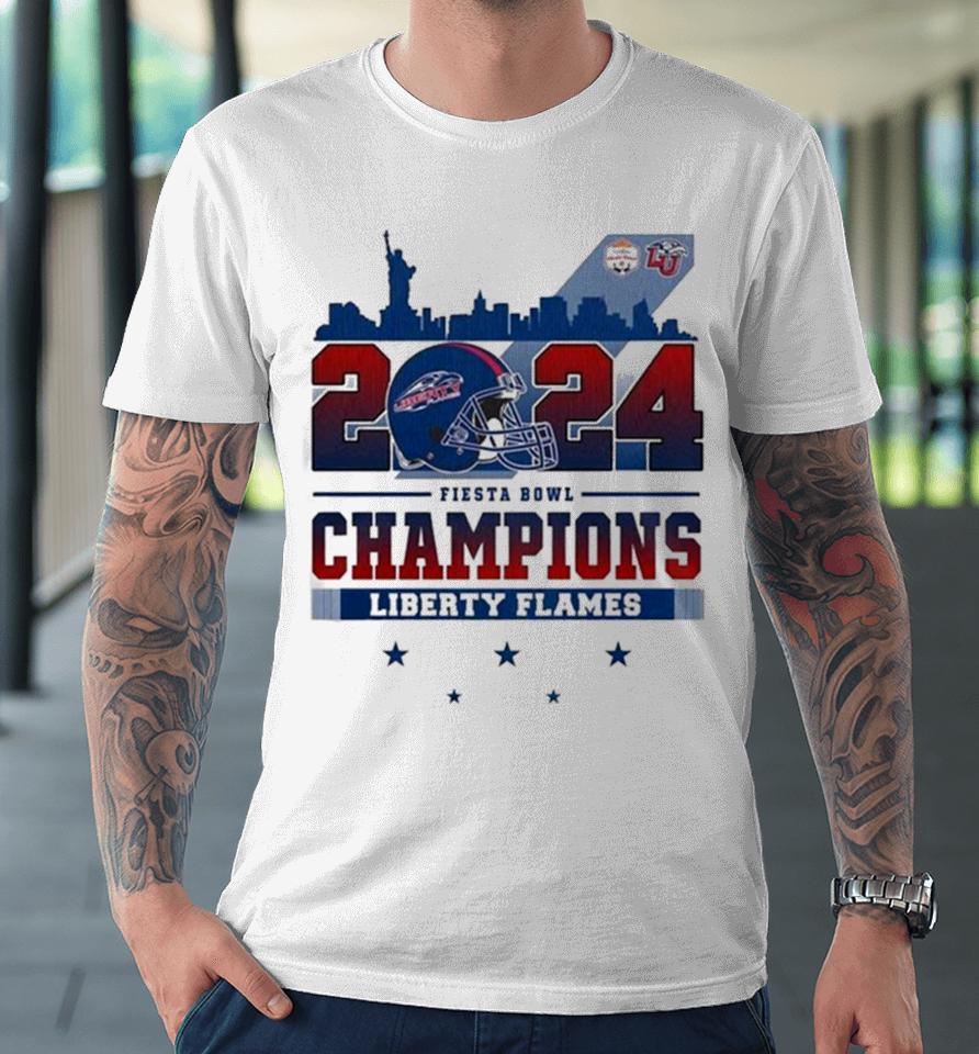 2024 Fiesta Bowl Champions Liberty Flames Football Premium T-Shirt
