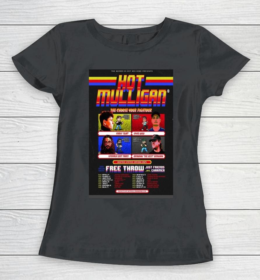 2024 Hot Mulligan United States Spring Tour Poster Women T-Shirt
