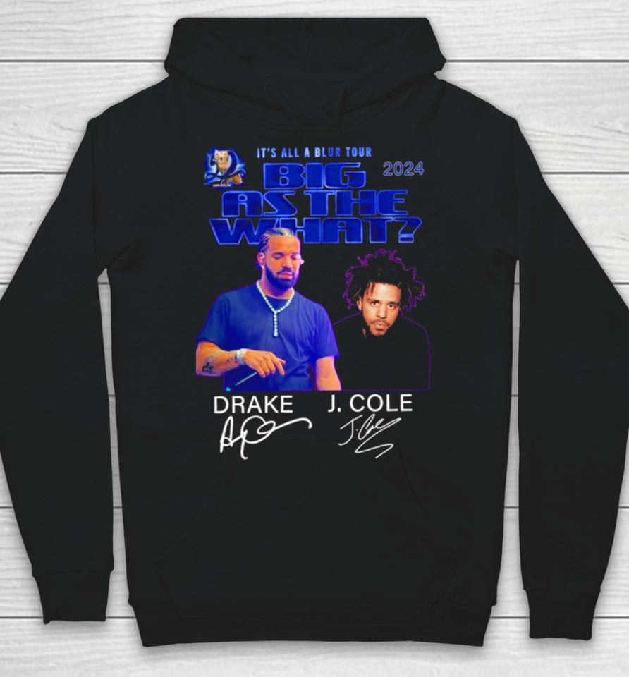 2024 It’s All A Blur Tour Big As The What J. Cole Drake Hoodie