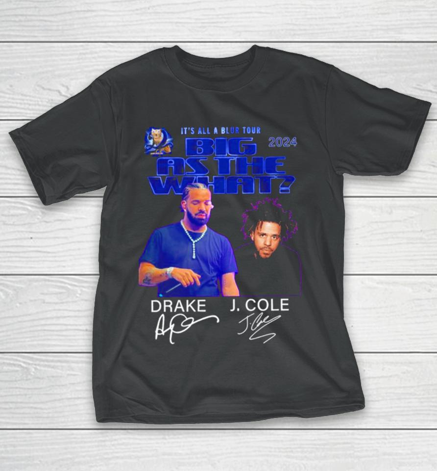 2024 It’s All A Blur Tour Big As The What J. Cole Drake T-Shirt