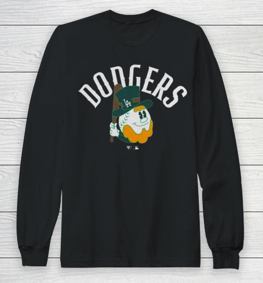 2024 Los Angeles Dodgers Levelwear Green St. Patrick’s Day Long Sleeve T-Shirt