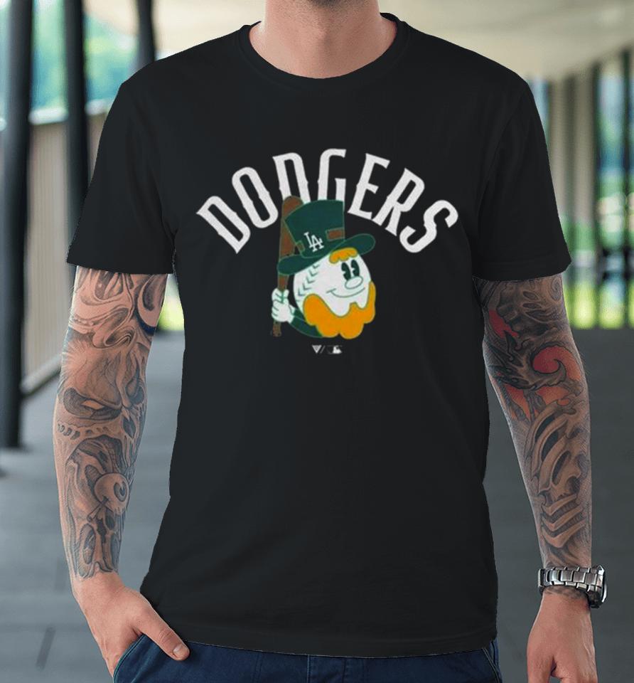 2024 Los Angeles Dodgers Levelwear Green St. Patrick’s Day Premium T-Shirt