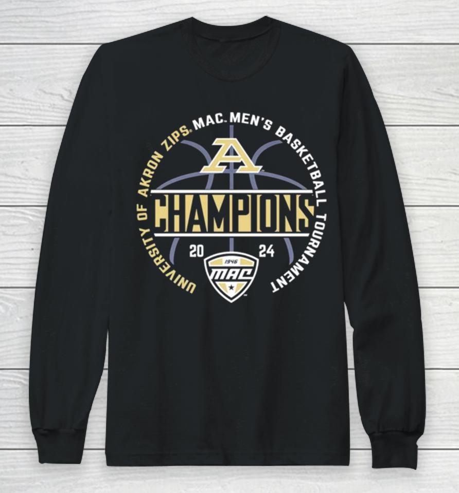 2024 Mac Men’s Basketball Conference Tournament Champions Long Sleeve T-Shirt