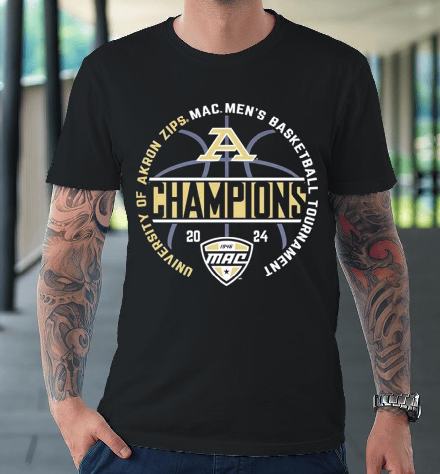 2024 Mac Men’s Basketball Conference Tournament Champions Premium T-Shirt
