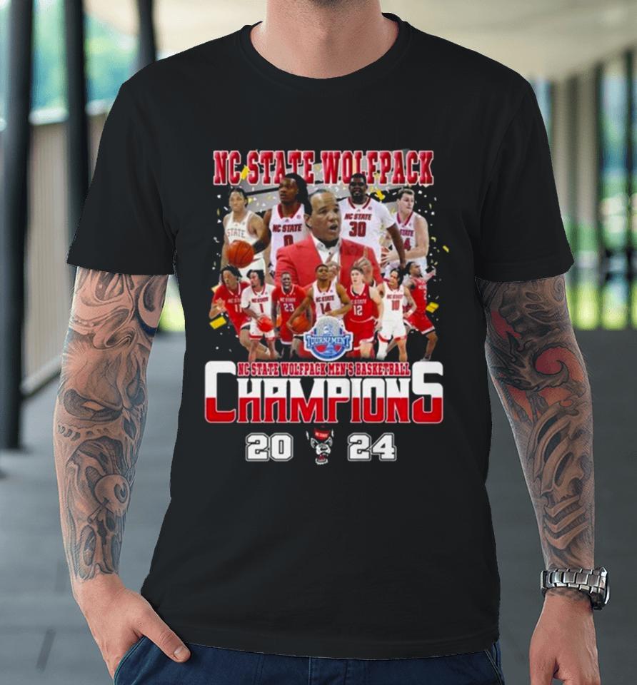 2024 Men’s Basketball Tournament Champions Nc State Wolfpack Premium T-Shirt