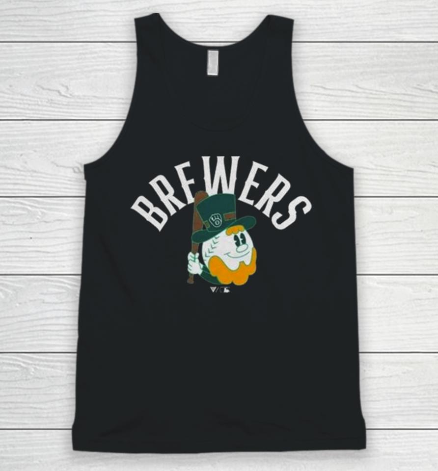 2024 Milwaukee Brewers Levelwear Green St. Patrick’s Day Unisex Tank Top