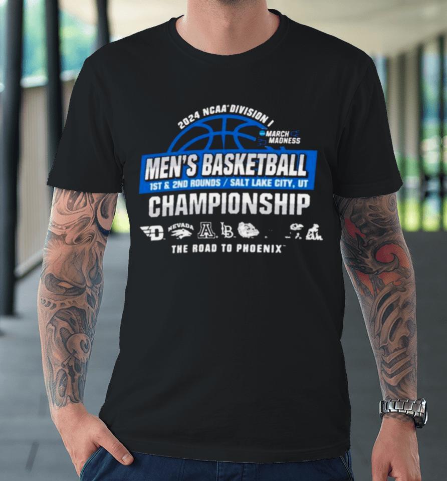 2024 Ncaa Division I Men’s Basketball 1St, 2Nd Rounds – Salt Lake City Premium T-Shirt