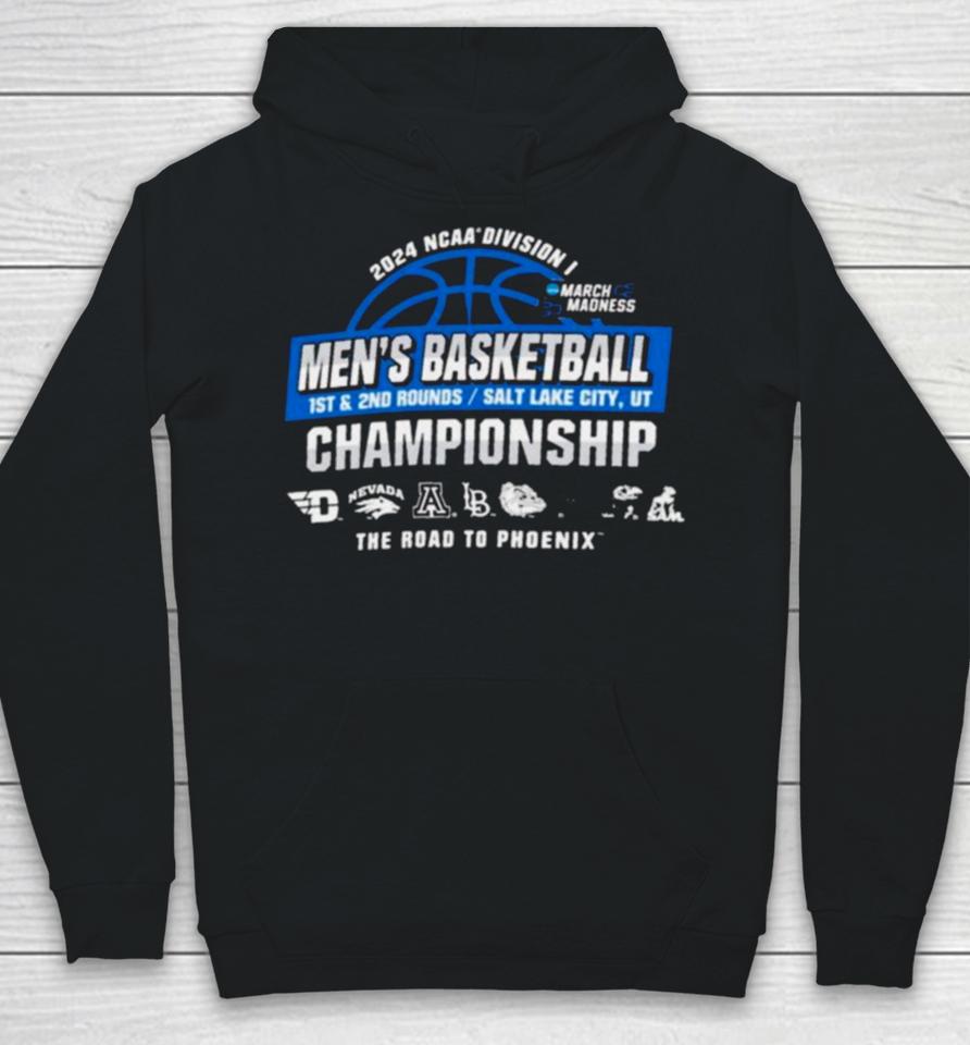 2024 Ncaa Division I Men’s Basketball 1St, 2Nd Rounds – Salt Lake City Hoodie