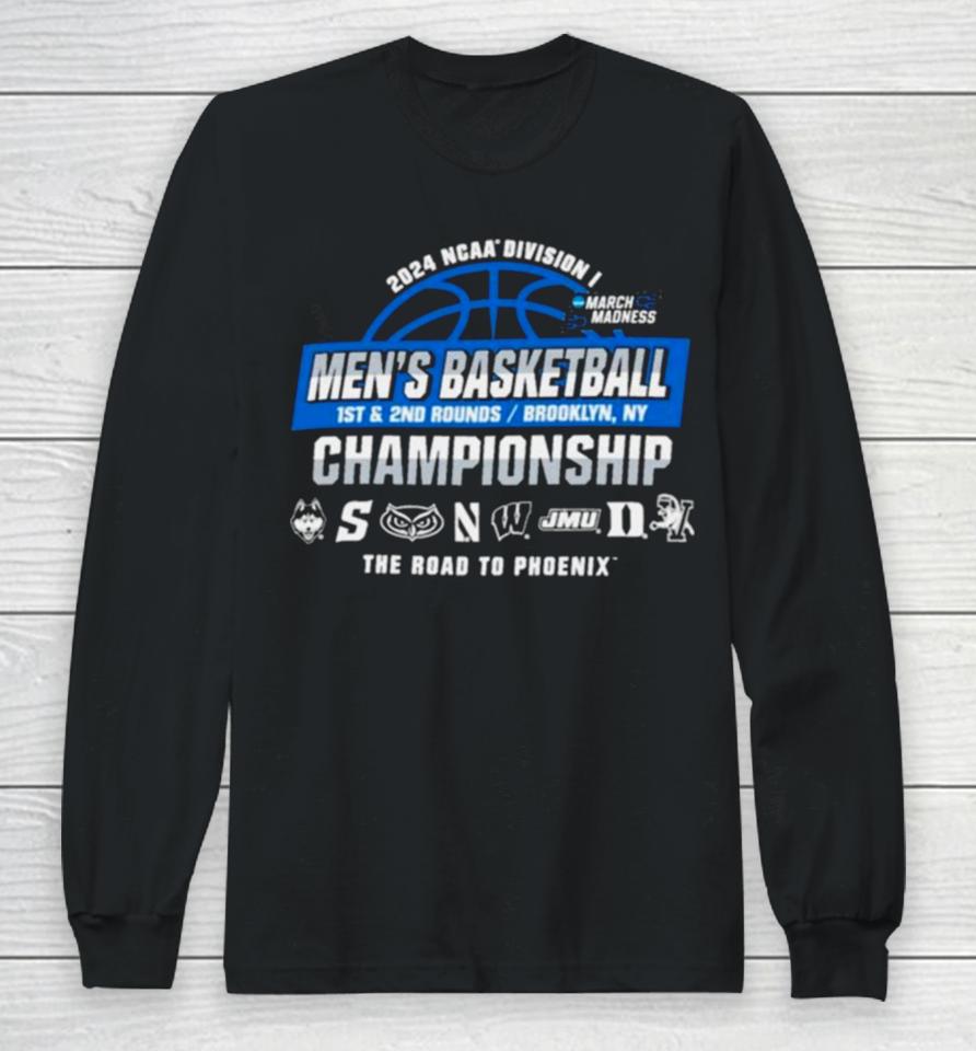 2024 Ncaa Division I Men’s Basketball Championship 1St, 2Nd Rounds – Brooklyn Long Sleeve T-Shirt