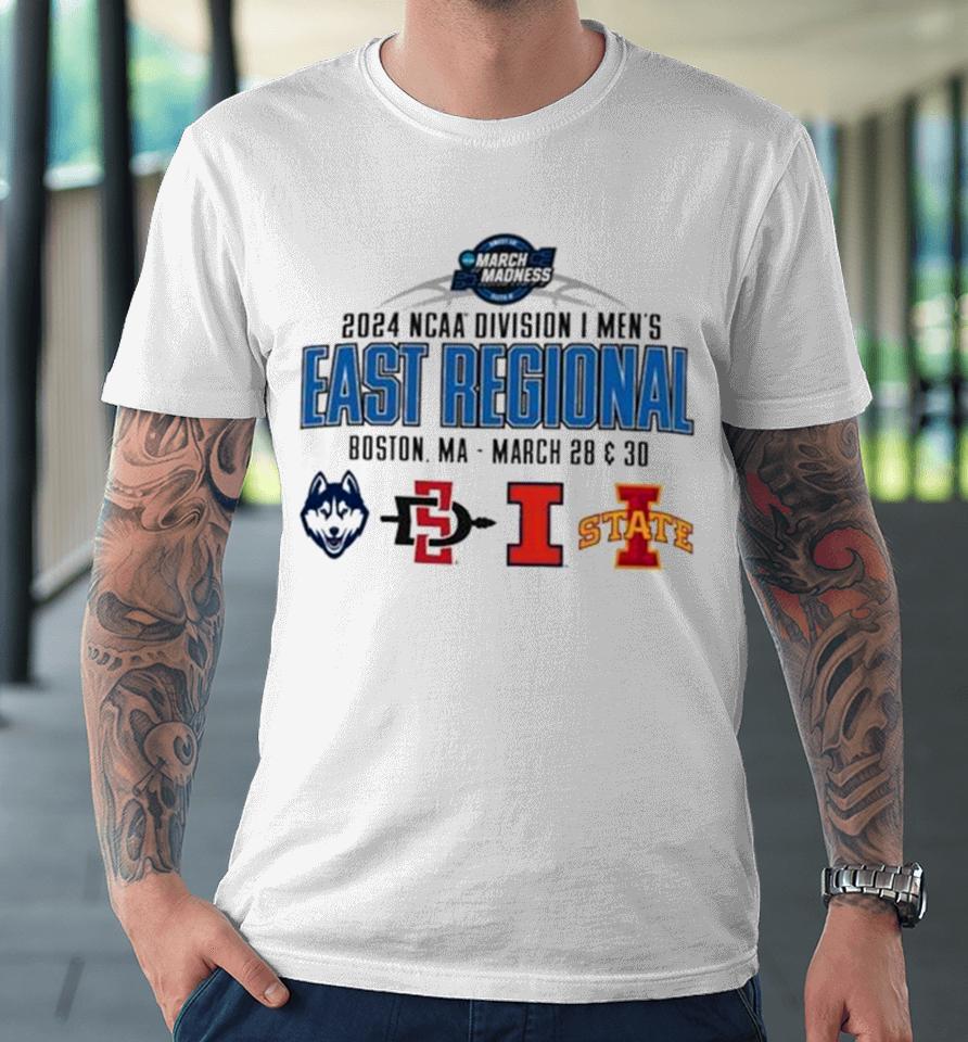 2024 Ncaa Division I Men’s East Regional Boston Ma March 28 &Amp; 30 Premium T-Shirt